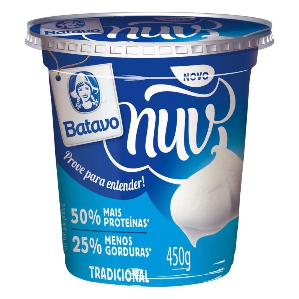 Encontraproduto.com.br - Creme de Queijo tipo Quark Tradicional Nuv Batavo 450g