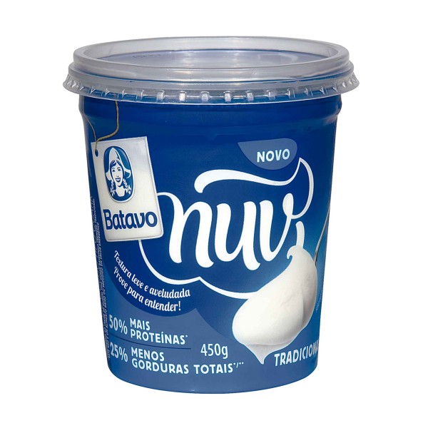 Encontraproduto.com.br - Creme de Queijo tipo Quark Tradicional Nuv Batavo 450g