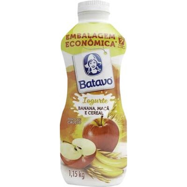 Iogurte Líquido Batavo Banana Maçã e Cereal 1.150g