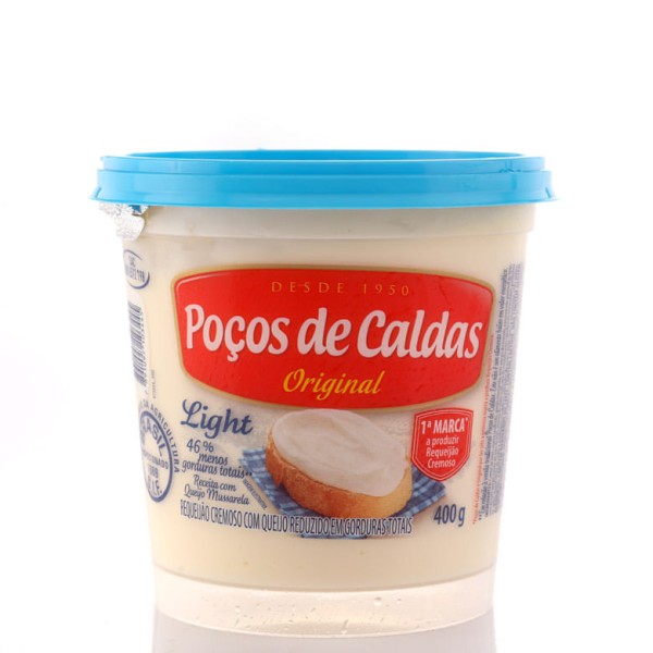 Encontraproduto.com.br - Requeijão Poços de Caldas Light Pote com 400g