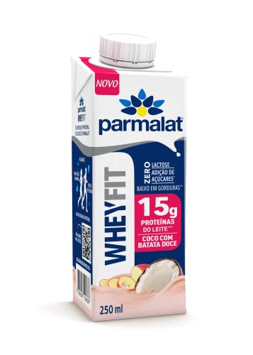 Encontraproduto.com.br - Bebida Láctea UHT Parmalat Wheyfit 15g Protéinas do Leite Zero Lactose Zero Açúcar Coco/Batata Doce 250ml
