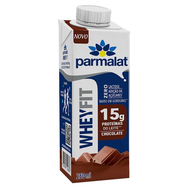 Encontraproduto.com.br - Bebida Láctea UHT Parmalat Wheyfit 15g Proteínas do Leite Zero Lactose Zero Açúcar Chocolate 250ml