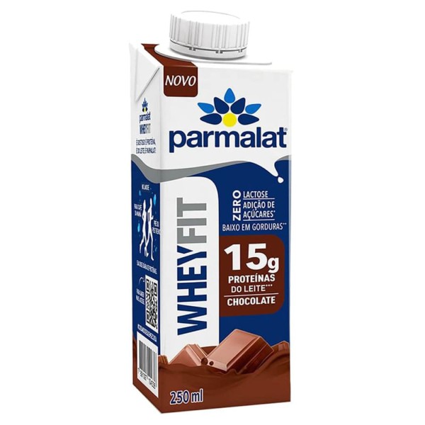 Encontraproduto.com.br - Bebida Láctea UHT Parmalat Wheyfit 15g Proteínas do Leite Zero Lactose Zero Açúcar Chocolate 250ml