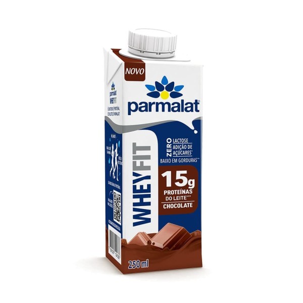Encontraproduto.com.br - Bebida Láctea UHT Parmalat Wheyfit 15g Proteínas do Leite Zero Lactose Zero Açúcar Chocolate 250ml