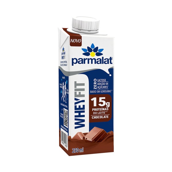 Encontraproduto.com.br - Bebida Láctea UHT Parmalat Wheyfit 15g Proteínas do Leite Zero Lactose Zero Açúcar Chocolate 250ml