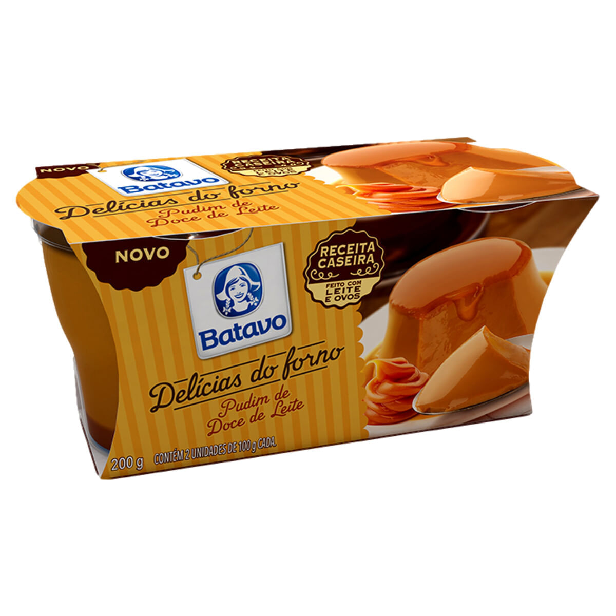 Encontraproduto.com.br - Um pudim cremoso e saboroso, feito com leite condensado, leite e doce de leite. Ã‰ uma ótima opção para sobremesas.