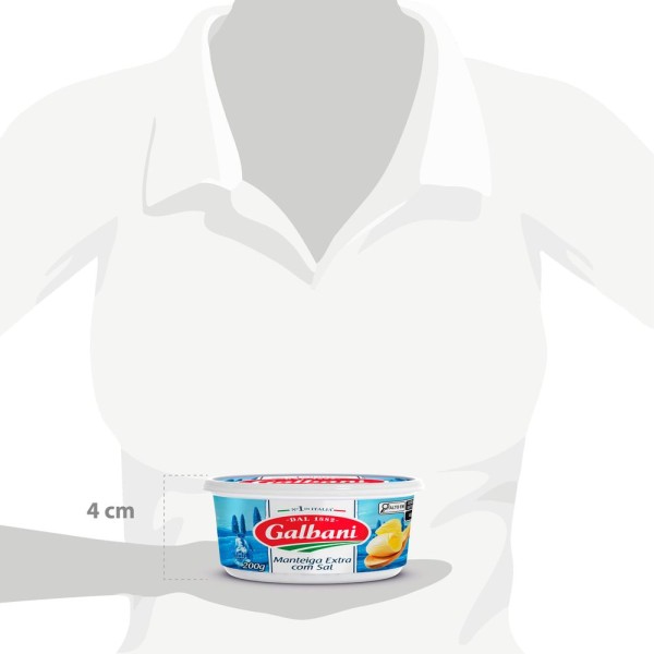 Encontraproduto.com.br - Manteiga Galbani Extra c/ Sal Pote 200g