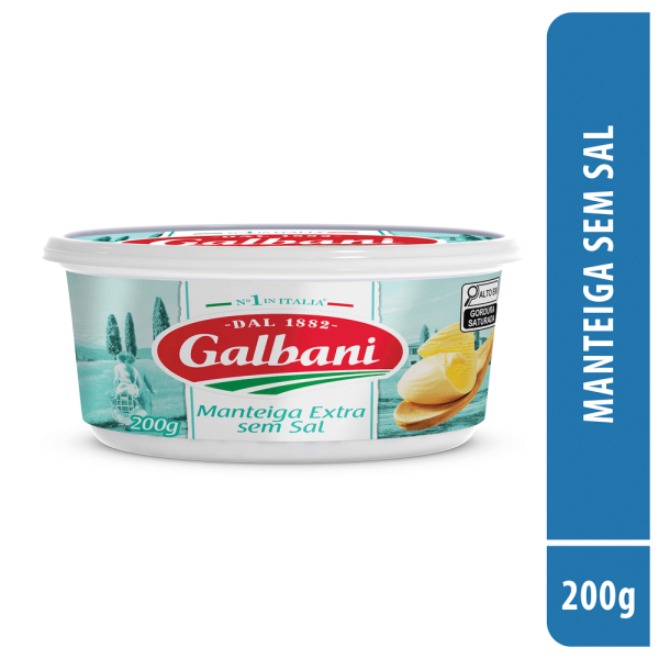 Encontraproduto.com.br - Manteiga Galbani Extra s/ Sal Pote 200g
