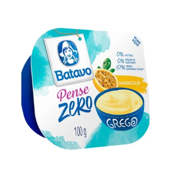 Encontraproduto.com.br - Iogurte Pense Zero Grego Parcialmente Desnatado Maracujá 100g