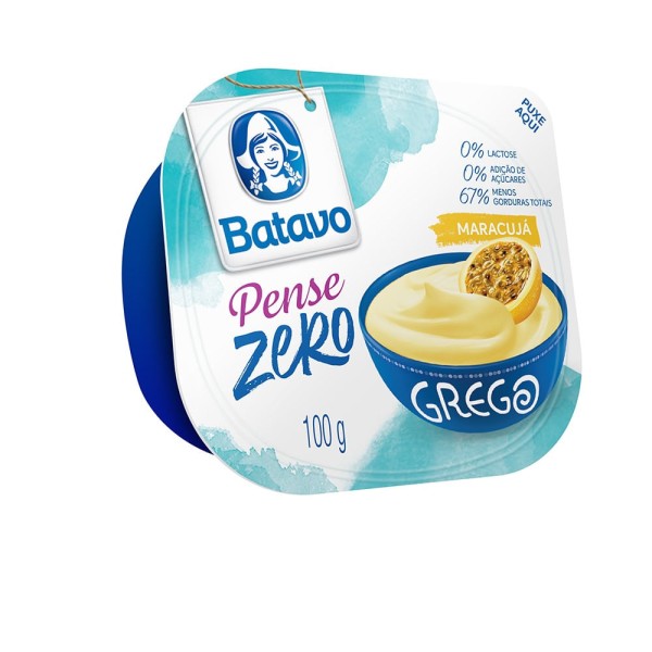 Encontraproduto.com.br - Iogurte Pense Zero Grego Parcialmente Desnatado Maracujá 100g