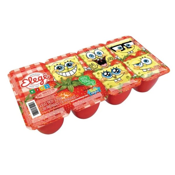Encontraproduto.com.br - Iogurte Liquido Bob Esponja Pouch Morango 100g