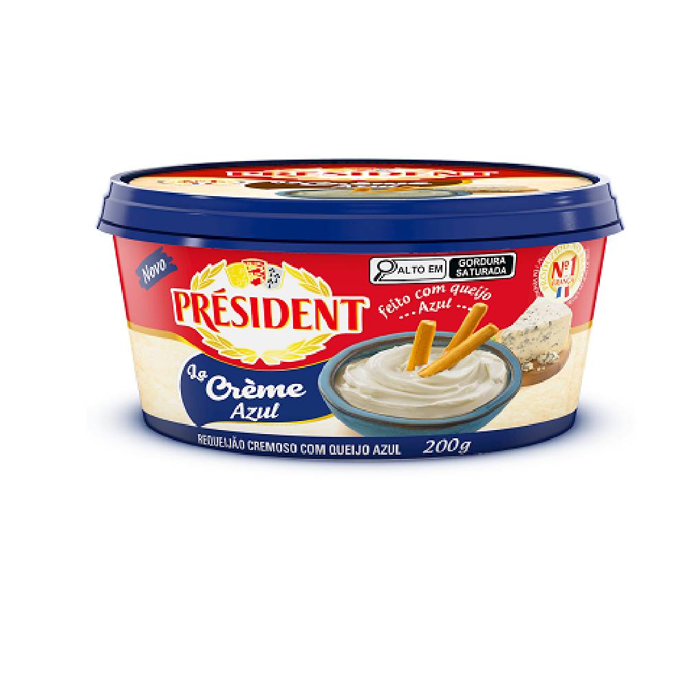 Encontraproduto.com.br - Requeijão Cremoso com Queijo Azul Président 200g
