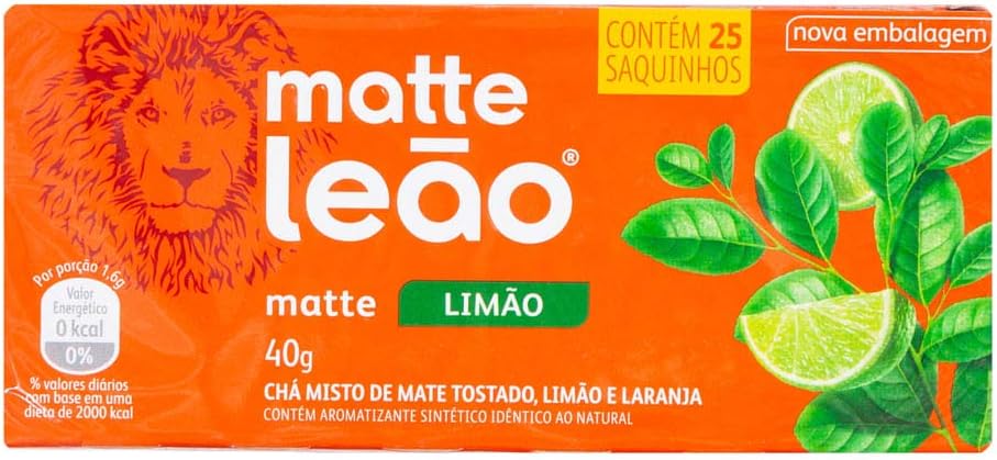 Encontraproduto.com.br - Chá Matte Leão Limão Caixeta com 30g