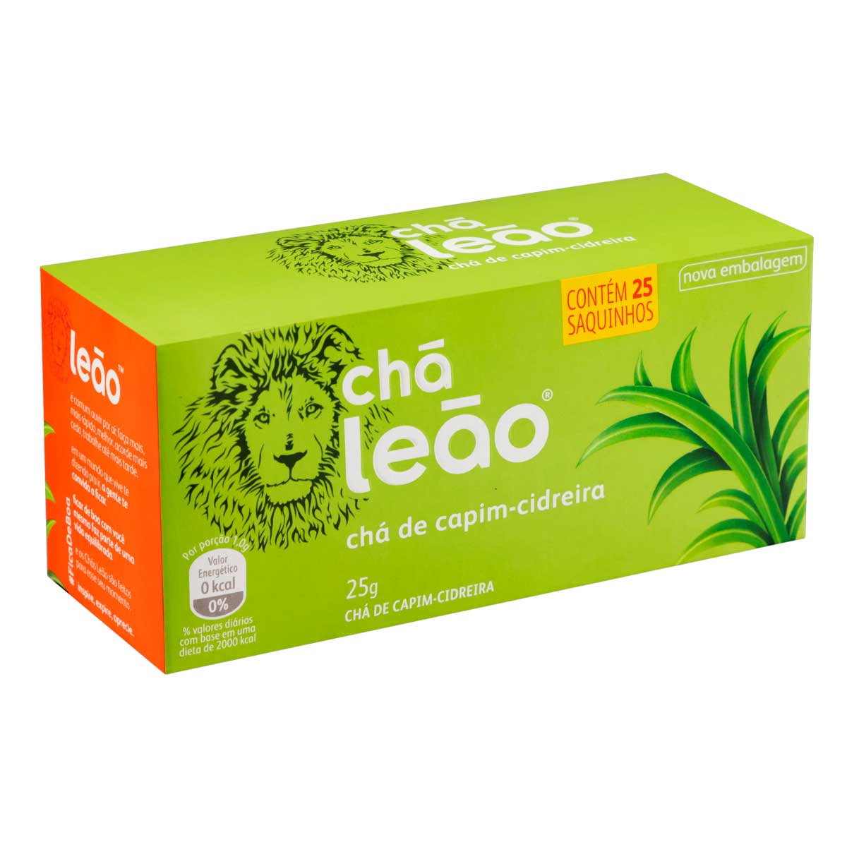 Encontraproduto.com.br - Chá Capim-Cidreira Leão Fuze Caixa 25g 25 Unidades
