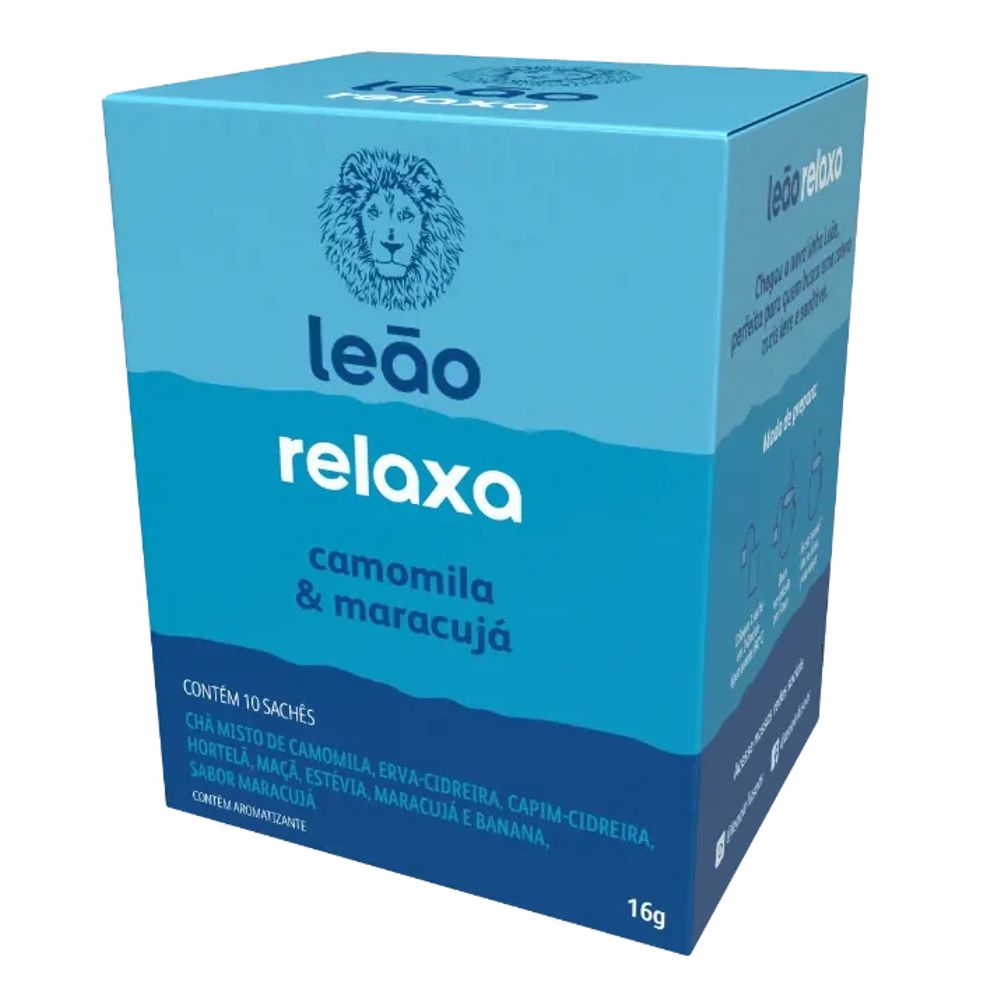 Encontraproduto.com.br - Cha Leao Camomila + Cidreira + Maracuja C/10