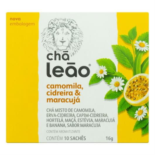 Encontraproduto.com.br - Cha Leao Camomila + Cidreira + Maracuja C/10