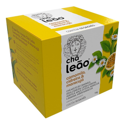 Encontraproduto.com.br - Cha Leao Camomila + Cidreira + Maracuja C/10
