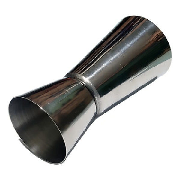 Encontraproduto.com.br - Dosador de Bebidas Duplo 30ml/60ml em Aço Inox Livon
