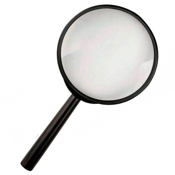Encontraproduto.com.br - Lupa de vidro com corpo plástico 17cm Livon