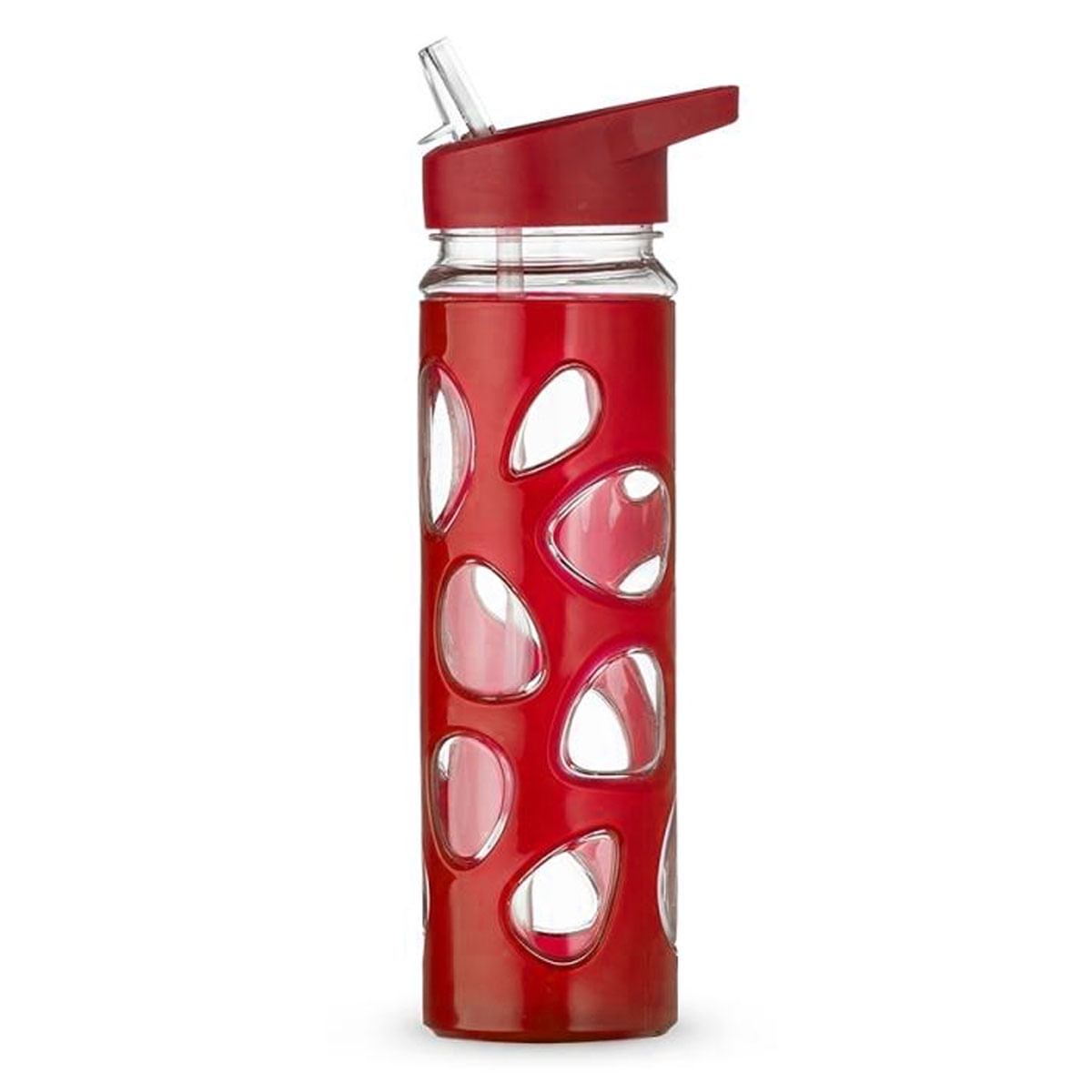 Garrafa de Plástico C/ Tampa e Canudo Viena 650ml Livon