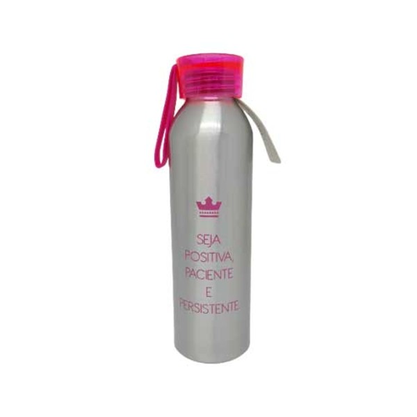 Encontraproduto.com.br - Garrafa Seja Positiva 650ml em Alumínio Livon