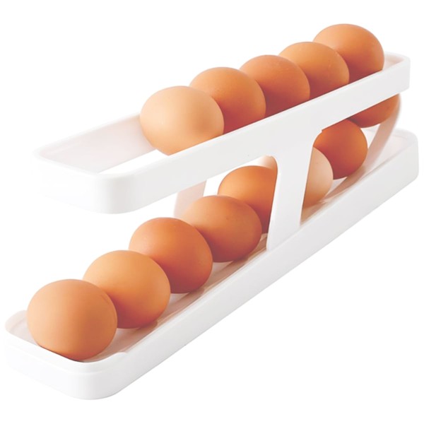 Encontraproduto.com.br - Dispenser de Ovos 35x10x8cm em Plástico Lívon