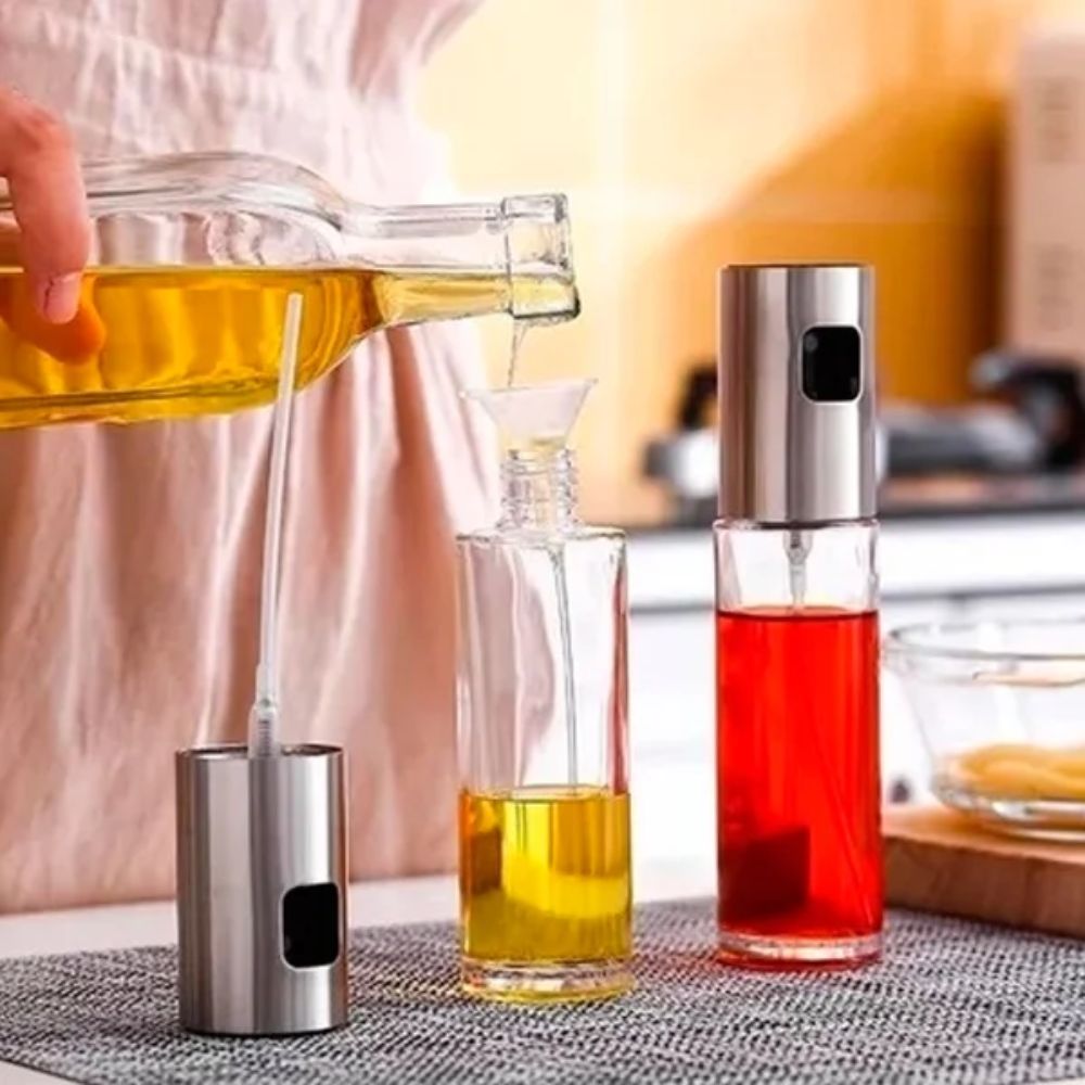 Encontraproduto.com.br - Borrifador Pulverizador P/ Tempero 100ml em Vidro Livon