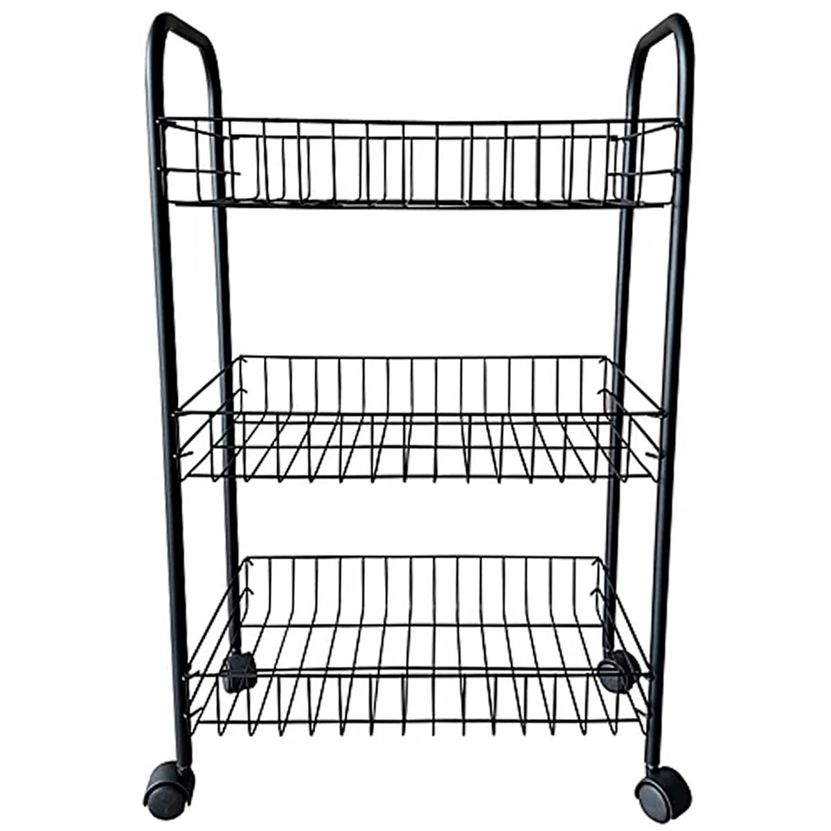 Encontraproduto.com.br - Carrinho Aramado Multiuso 64cm em Metal Livon