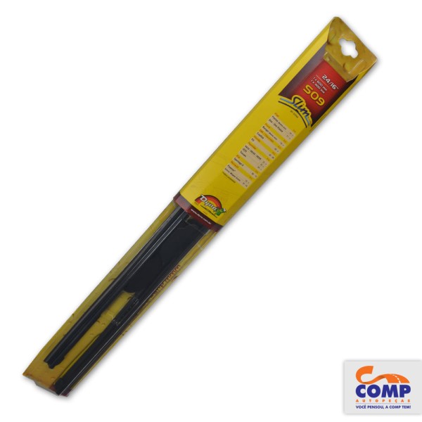 Encontraproduto.com.br - Palheta DYNA Slim Blade 24” 16” Fiorino Mobi Uno Ranger Captiva Fit HB20 IX35 Tucson Sportage Fluence Scenic Vitara 1997 em diante S09