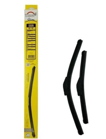Encontraproduto.com.br - Par Palheta Limpador Parabrisa Dianteiro Uno Fit HB20 2003 a 2022 Dyna S509