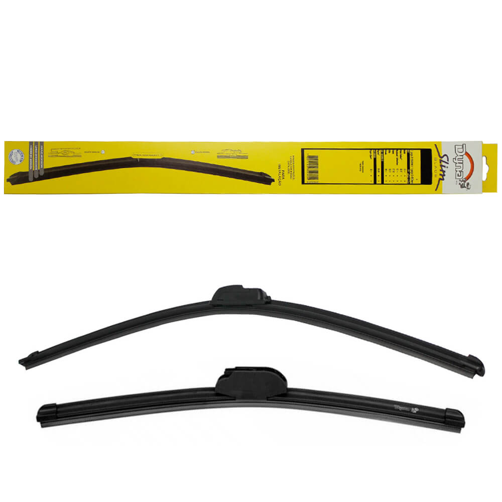 Encontraproduto.com.br - Par Palheta Limpador Parabrisa Dianteiro Uno Fit HB20 2003 a 2022 Dyna S509
