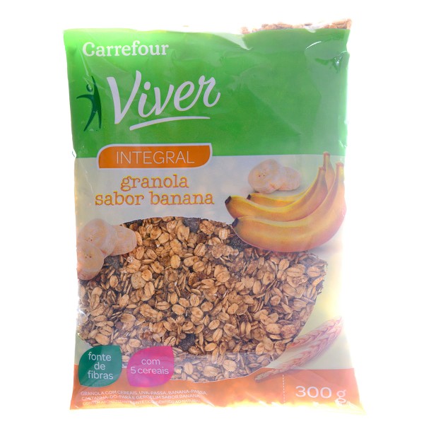 Encontraproduto.com.br - Granola com Banana Carrefour Viver 300g