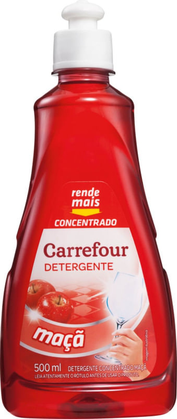Encontraproduto.com.br - Detergente Líquido Carrefour Maçã Concentrado 500ml