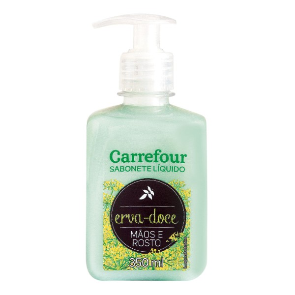 Encontraproduto.com.br - Sabonete Líquido Facil e Mãos Carrefour Erva Doce 350ml