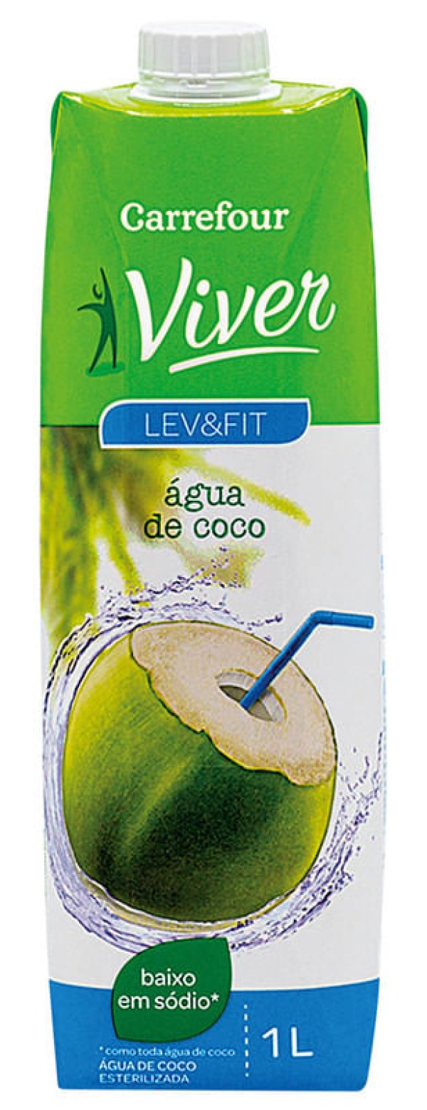 Encontraproduto.com.br - Água de Coco Carrefour Viver 1 Litro