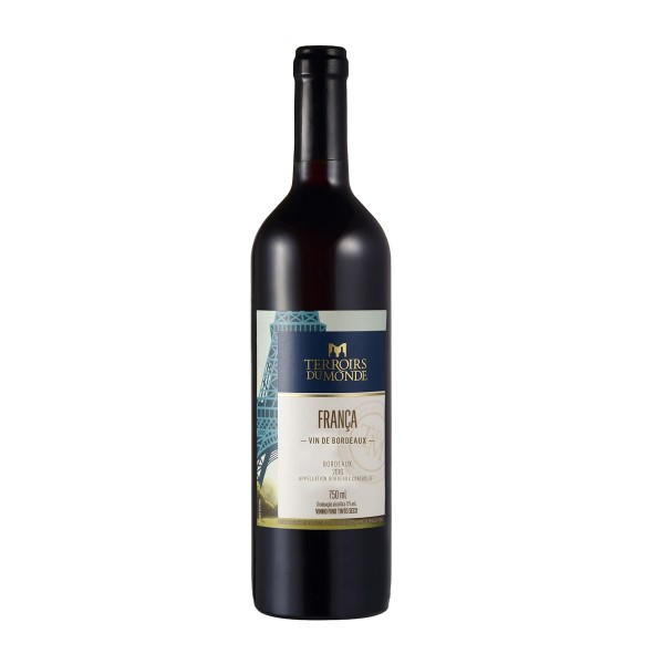 Vinho Tinto Seco Terroirs Du Monde Bordeaux 2016 750ml