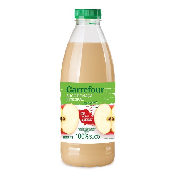 Encontraproduto.com.br - Suco de Maça Integral Refrigerado Carrefour 900 ml