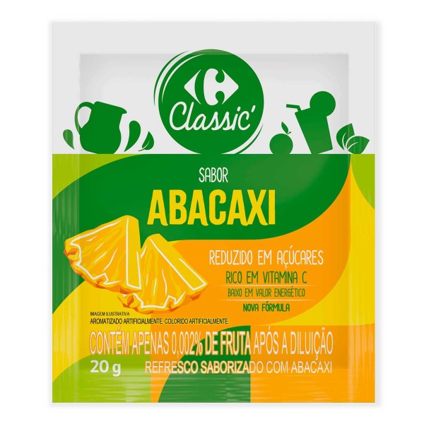 Pó para preparo de Bebida de Abacaxi Carrefour 1L