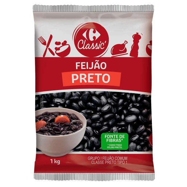 Feijão Preto Carrefour 1 Kg