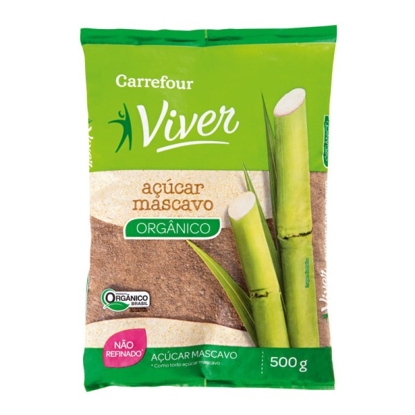 Encontraproduto.com.br - Açúcar Mascavo Orgânico Carrefour Viver 500g