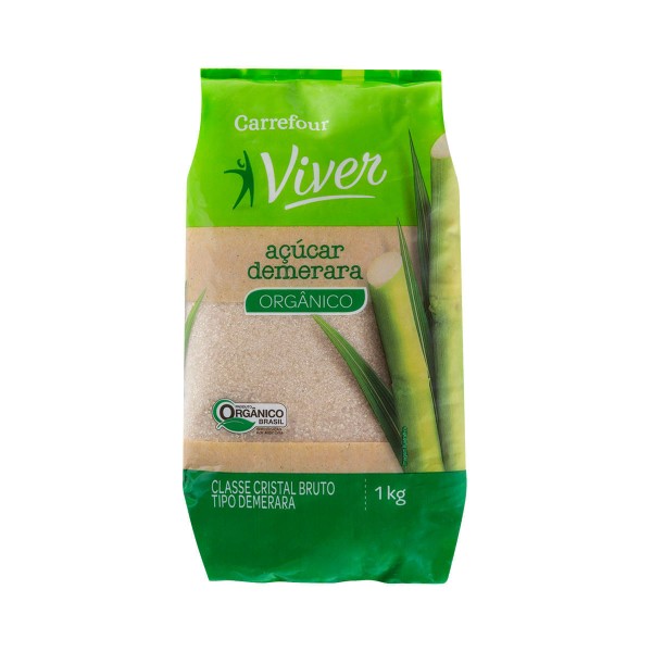 Encontraproduto.com.br - Açúcar Demerara Orgânico Carrefour Viver 1Kg