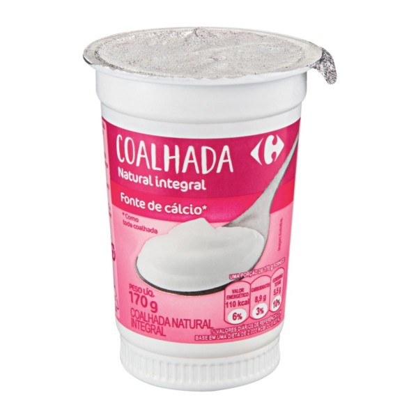 Encontraproduto.com.br - Coalhada Natural Integral Carrefour 170 g