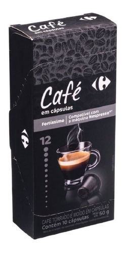 Café Expresso Carrefour Fortissímo 10 Cápsulas
