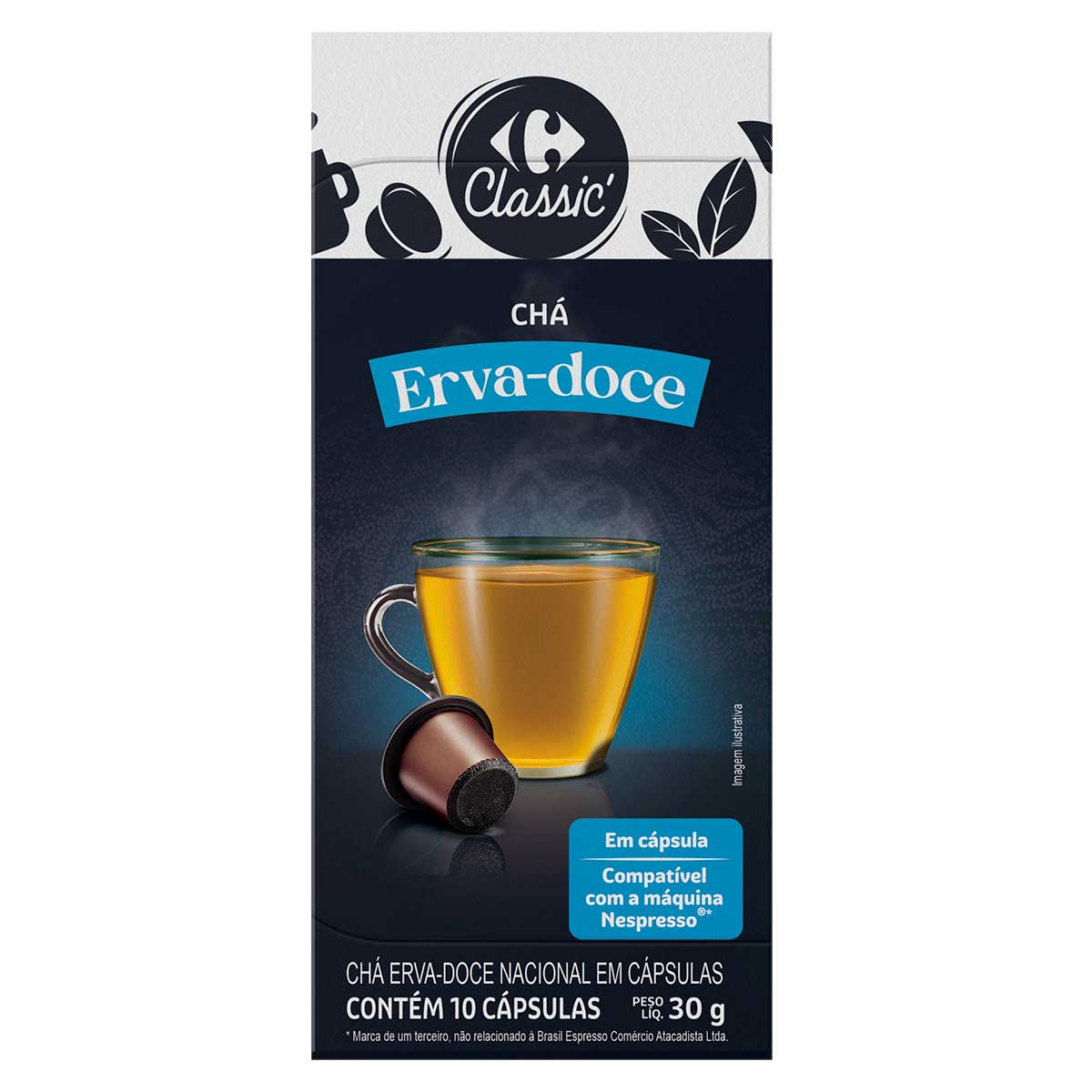 Encontraproduto.com.br - Chá Erva Doce Carrefour Caixa com 10 Cápsulas