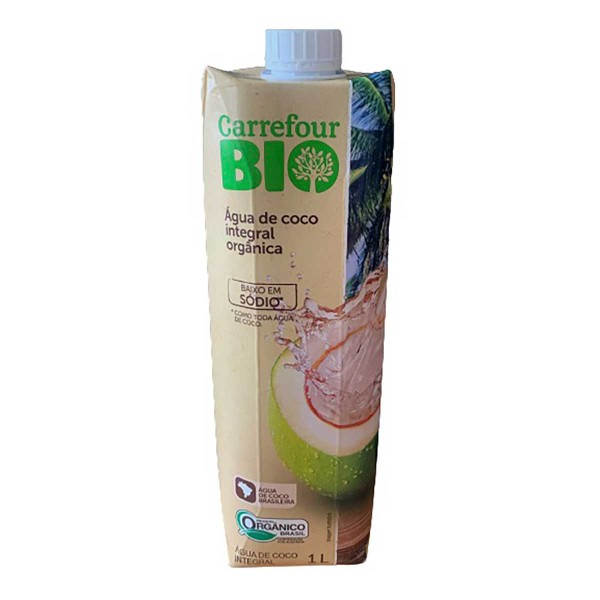 Encontraproduto.com.br - Água de Coco Orgânica Carrefour Bio 1 Litro