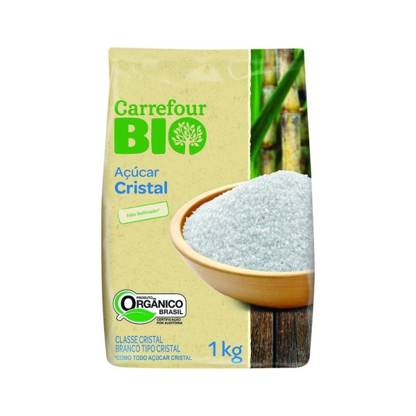 Encontraproduto.com.br - Açúcar Cristal Orgânico Carrefour Bio 1 Kg
