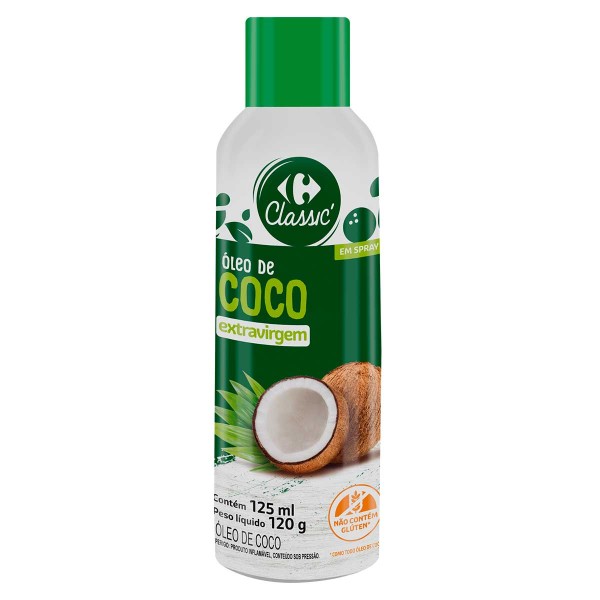 Encontraproduto.com.br - Óleo de Coco Spray Carrefour 125 ml