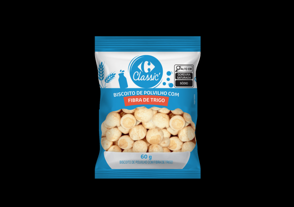Encontraproduto.com.br - Biscoito de Polvilho com Fibra de Trigo Carrefour Classic 60g