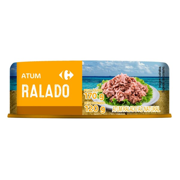 Encontraproduto.com.br - Atum Ralado Natural Carrefour 170 g