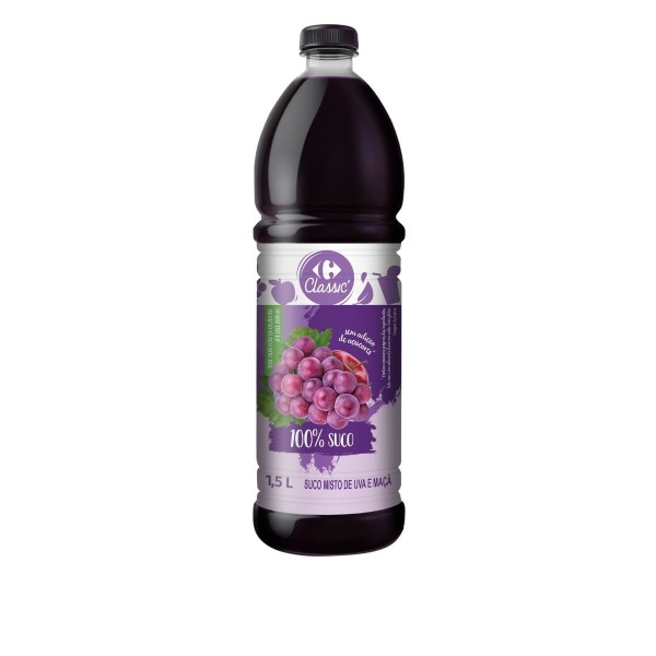 Encontraproduto.com.br - Suco Misto de Uva e Maça Classic Carrefour 1.5 L